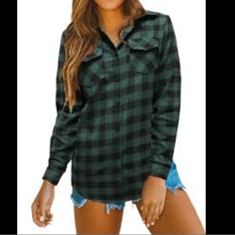 VTG Casual Burton Down Plaid Flannel Shirt